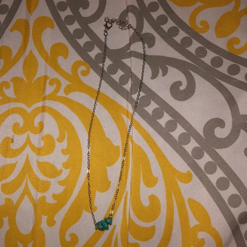 Blue and silver necklace